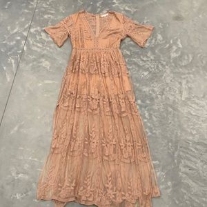 Never worn! Super comfy lace romper from Magnolia Boutique.